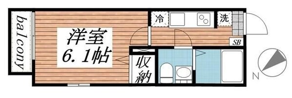 プレシャスアース稲毛区稲毛の物件間取画像